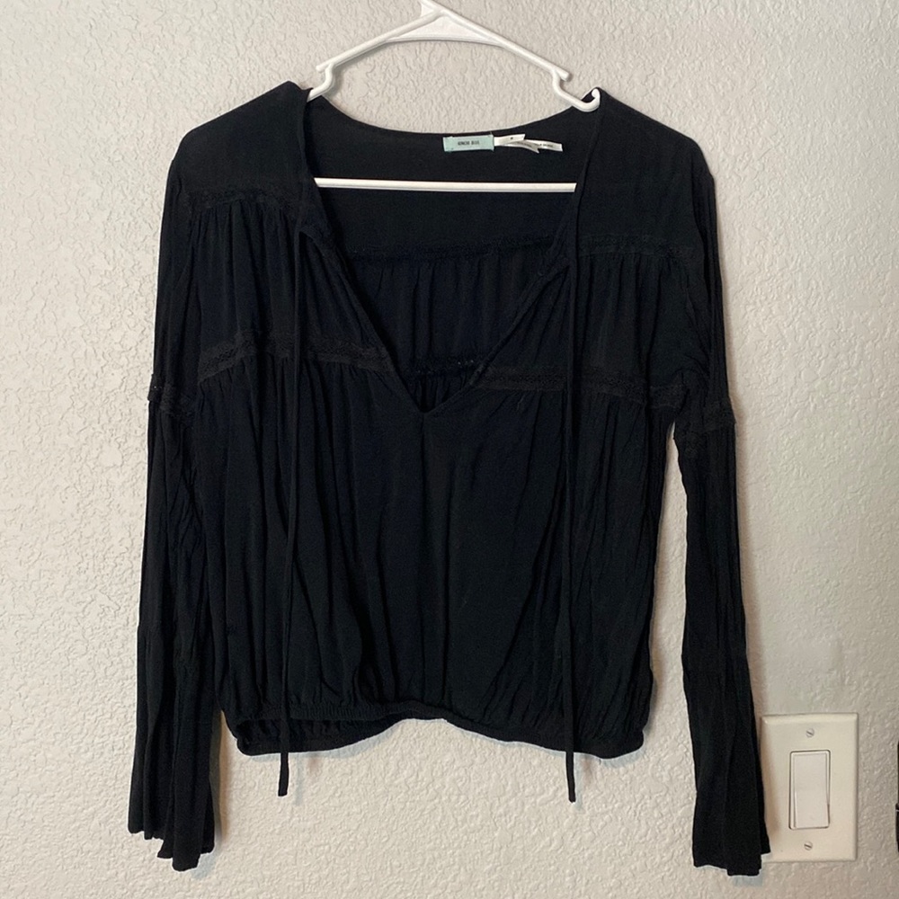 UO Black Blouse